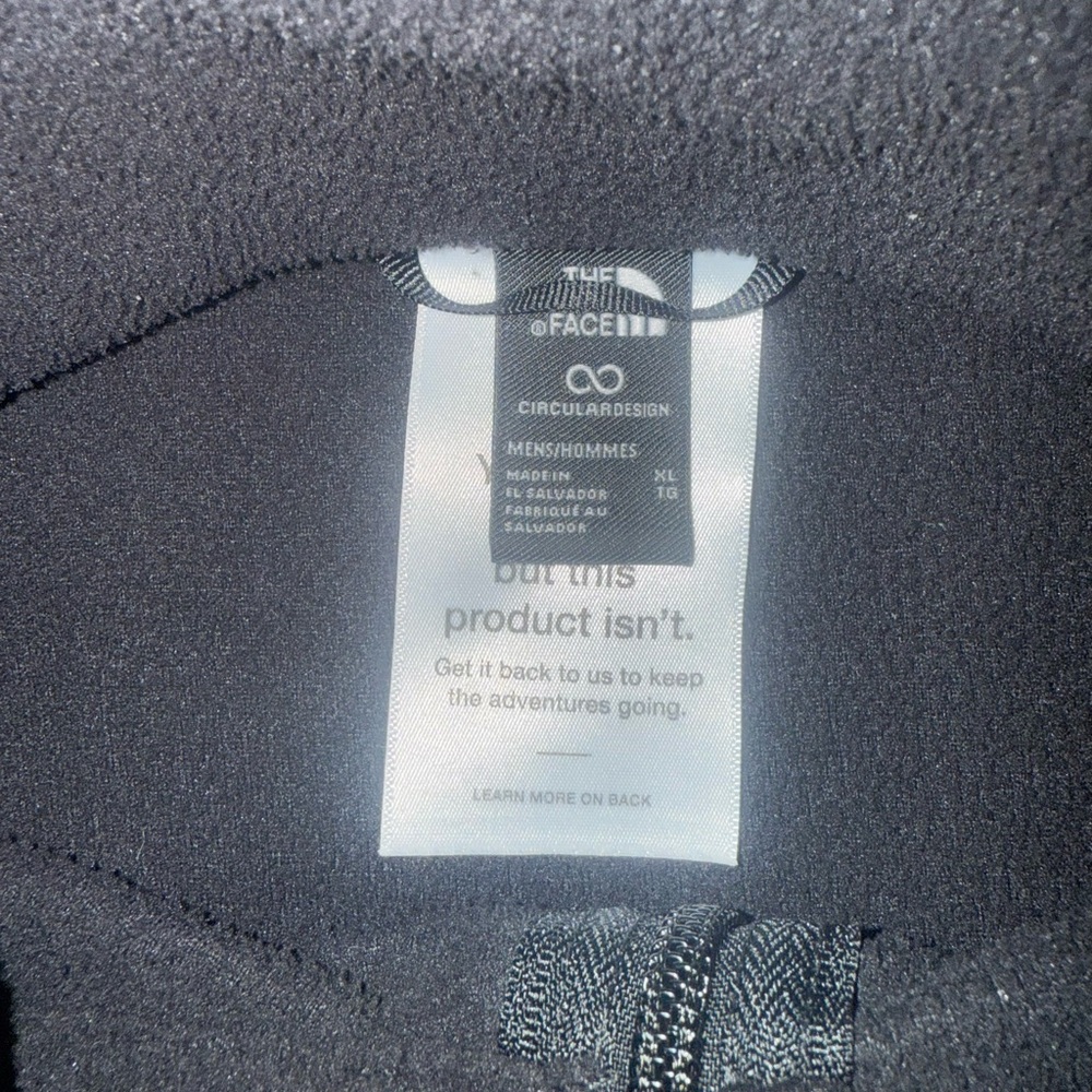 The North Face Black Fleece Jacket Hoodie - Picture 2 of 3